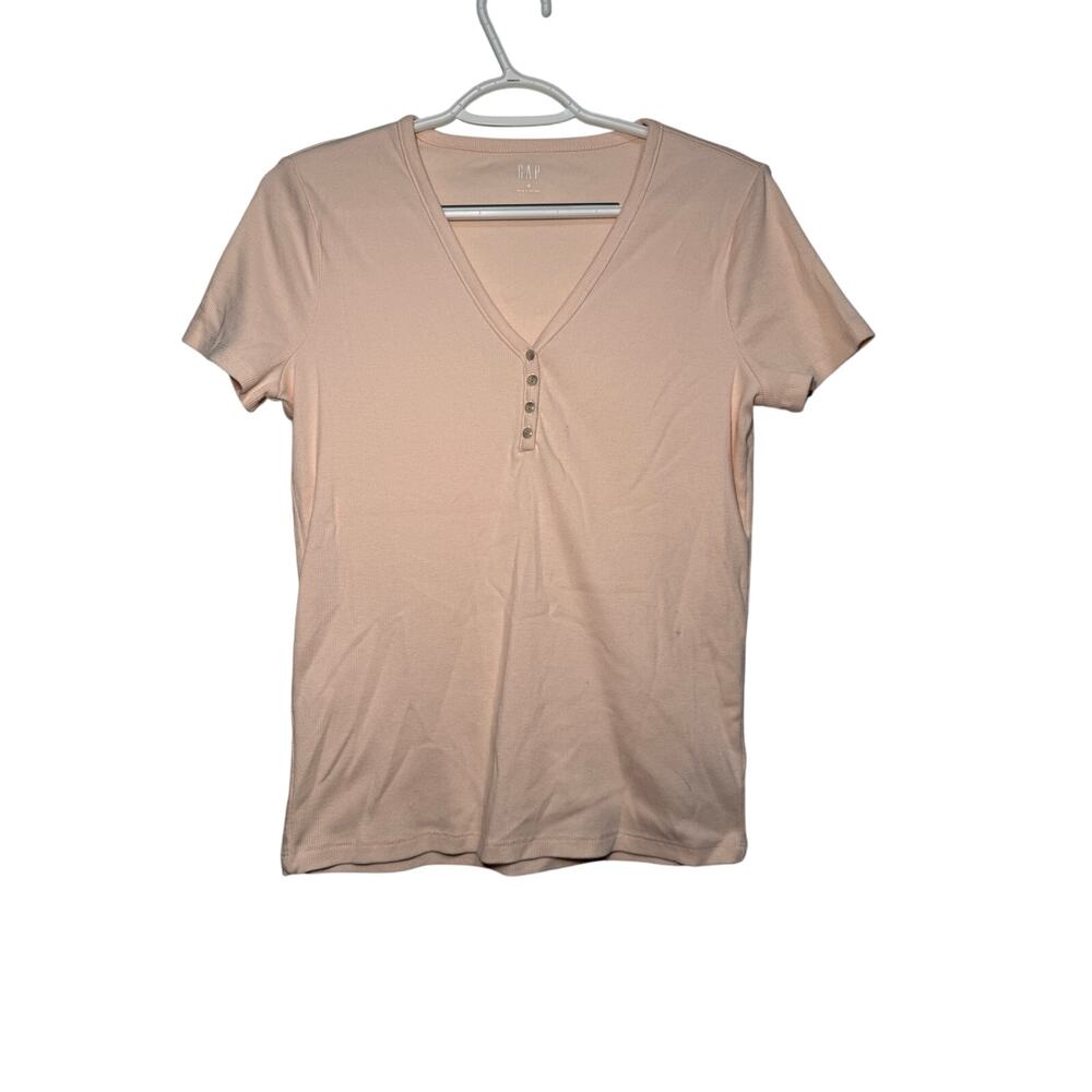 Gap henley‎ babydoll t shirt womens medium y2k 2000s casual dainty fairy twee